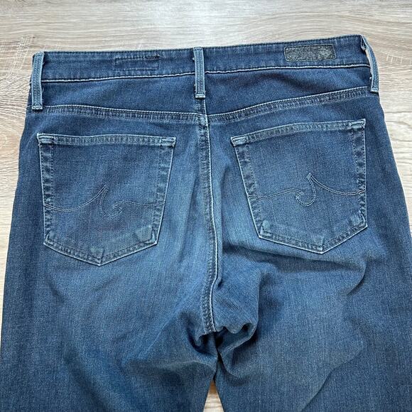 AG Farrah Skinny Jeans 28R Dark Wash Contour 360 High Rise Stretch Denim - Picture 6 of 11
